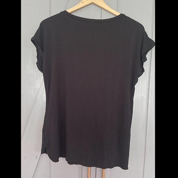 Joe Fresh cotton tshirt with sheer panels - Picture 2 of 2